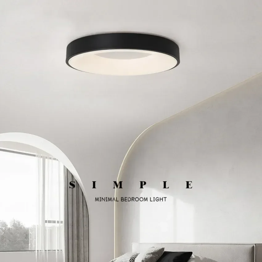 

Modern LED Ceiling Lights Circular Macaron Decorative Lighting Fixtures Living Room Bedroom Study Balcony Interior Decoration