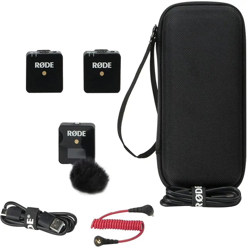 Bolsa de almacenamiento para micrófono Lavalier, estuche de viaje, caja protectora para Rode Wireless Go Ii/go 2, micrófono Digital compacto de doble canal