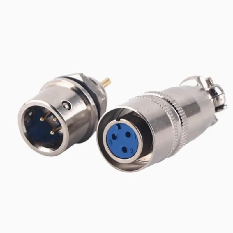 XS8 XS9 XS10 XS12 Aviation Connector Push-Pull Circular Connector 2P 3P 4P 5P 6PIN Male Female Plug Conenctor