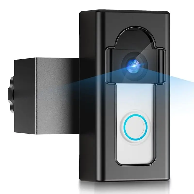 AB66- No-Drill Video Doorbell Mount, Non-Blocking Motion Sensor Door Bracket