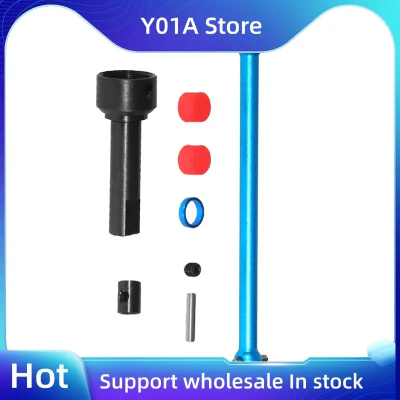 

Y01A 2X металлический универсальный пропеллер, центральный приводной вал 22052, для XV02 XV-02 Pro 1/10, детали для обновления радиоуправляемого автомобиля, аксессуары