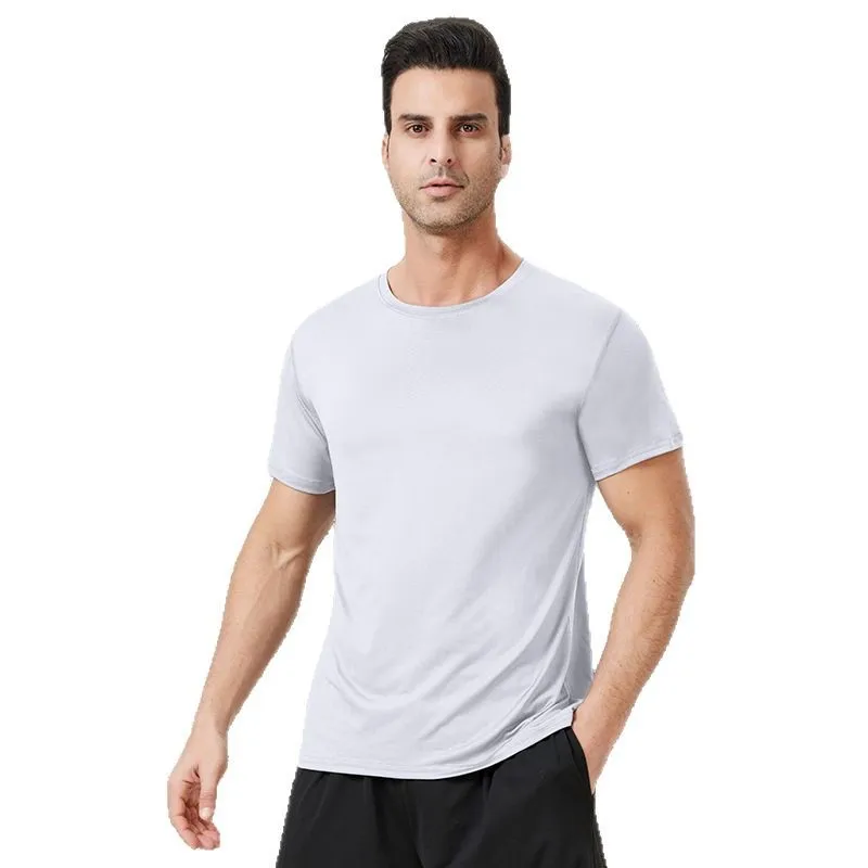 

Round-neck T-shirt, Ultra-lightweight Men's Quick-drying, Breathable, Sweat-absorbing Shirt