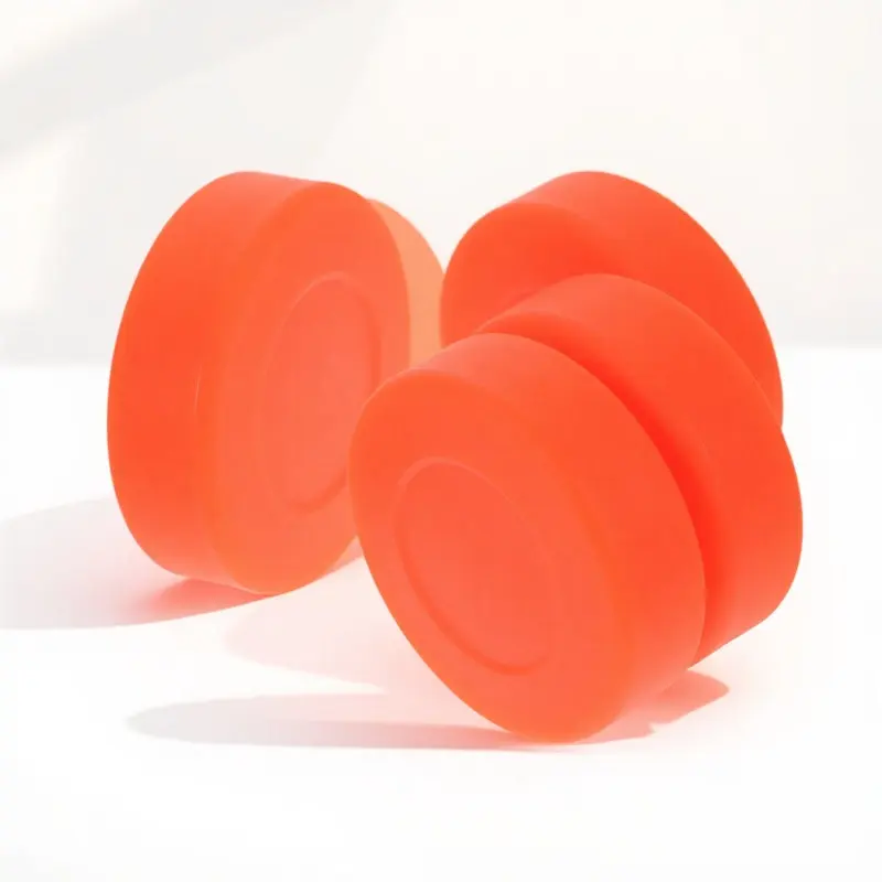 

4Pcs Ice Hockey Practice Pucks Rubber Training Equipment Low Friction Sliding Supplies for Competition and Daily Use
