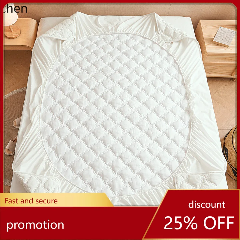 YFY cotton fitted sheet with quilted top - mattress protector for simmons mattresses