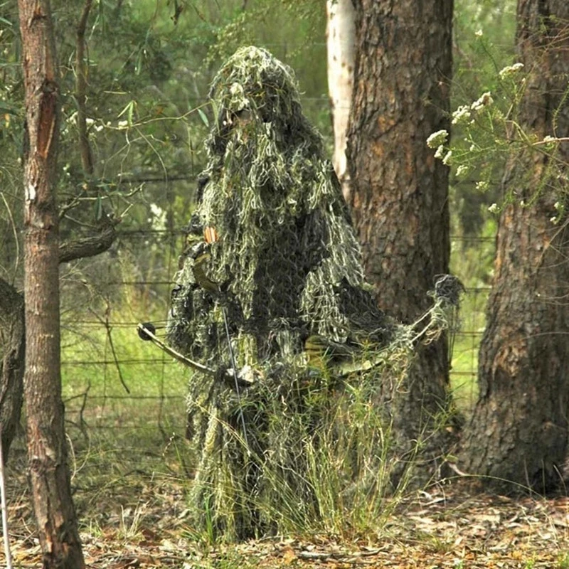 

Camouflage Hunting Ghillie Suit Secretive Hunting Clothes Sniper Suit Camouflage Clothing Army Airsoft Uniform