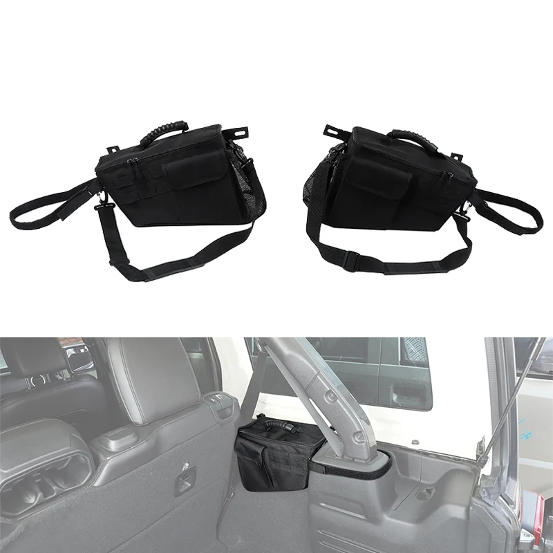 

Car Trunk Cargo Storage Bag For Jeep Wrangler JK JL 4 Doors 2007-2024 Organizer Stowing Tidying Interior Accessories