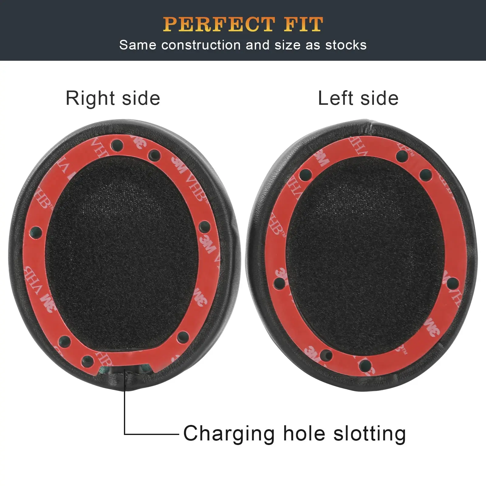 Cooling Gel Replacement Ear Pads Cushions for Beats Studio 2 & Studio 3 Wired & Wireless Headphones, Ear Pads with Memory Foam