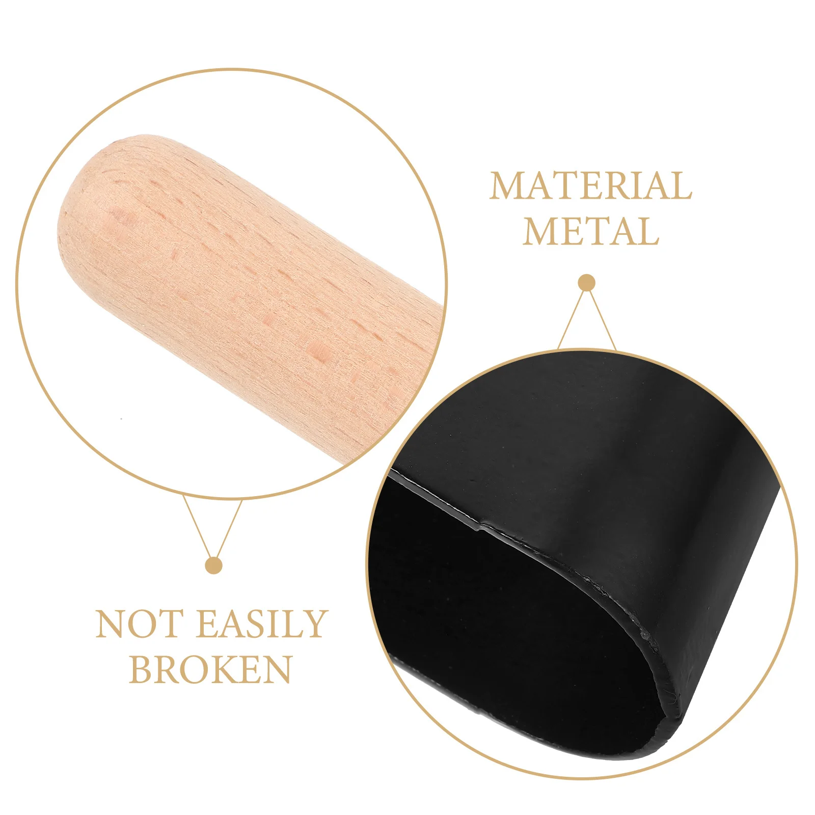 

1 set Metal Cowbell Instrument For Sports Events Football Game Cheering Noise Maker Percussion Children Music Hand Bell