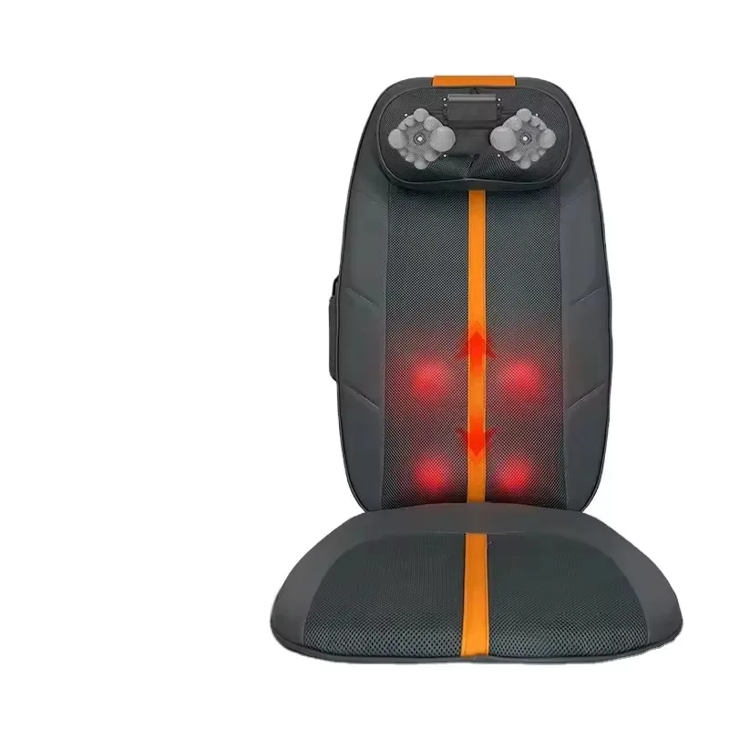 Full Body Acupressure Massage Chair Backrest 3D Kneading Pad for Home Office Car Seat