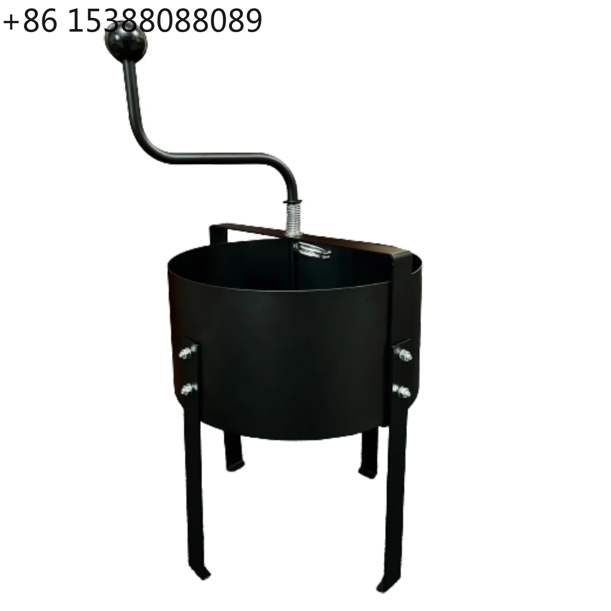 Rotating Soil Sieve Compost Mesh Sieve Filter Garden Potted Metal Dust Sieve (1pcs)