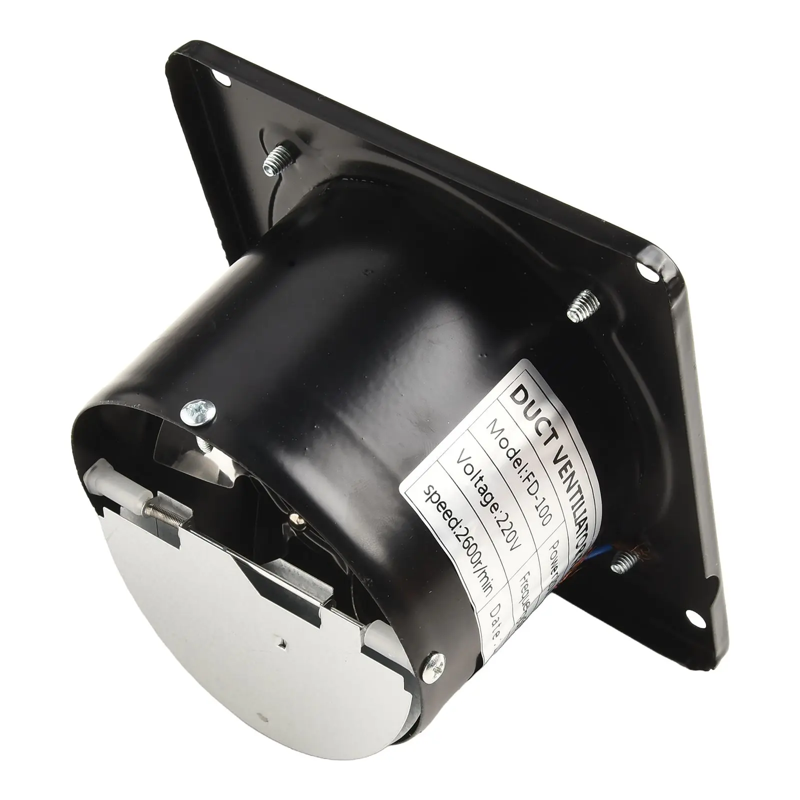

Мощный 4-дюймовый вытяжной вентилятор для вентиляции кухонь и ванных комнат, двигатель мощностью 80 Вт для контроля высокого потока воздуха и влаги