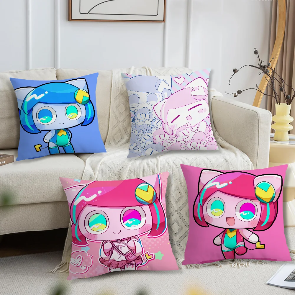 Cute P-Pepoyo Artist Producer Kawaii Music For Bedroom Car Coffee Shop Room Soft and Living Room Sofa Decorative Pillow Case