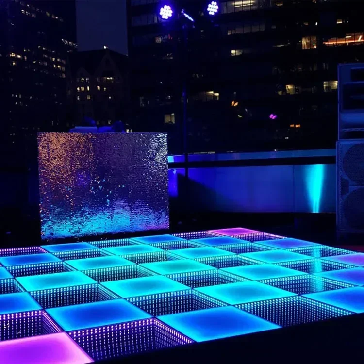 

For 3D LED Dance Floor 80W for DJ Stage Disco Event Wedding Club Decorations