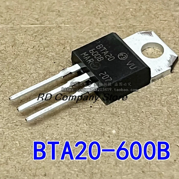 

10pcs BTA20-600B bidirectional thyristor BTA20-600B TO-220 20A 600V