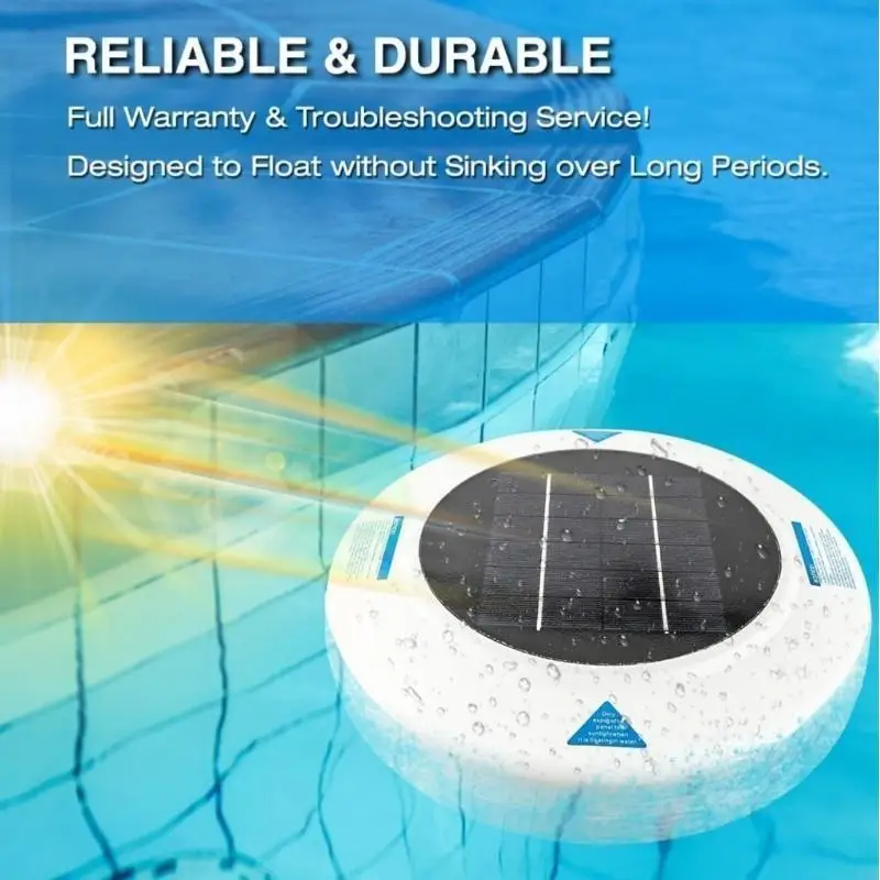 Solar Pool Water Purifiers Automatic Floating Pool Cleaner Water Processor JOME