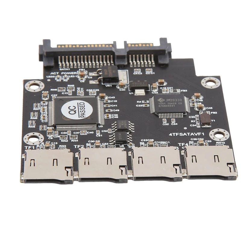 4 Way Micro-SD TF Card To SATA Serial Adapter SSD Industrial Embedded Mobile Storage Module