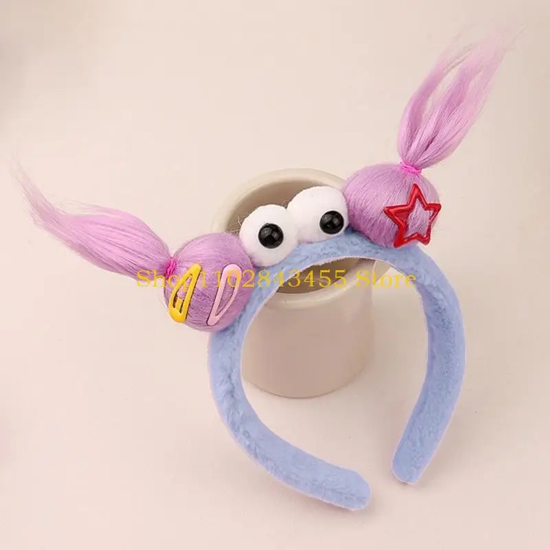 

49MC Широкая повязка на голову Забавная повседневная одежда Очаровательный клоун для рождественской вечеринки в честь Хэллоуина