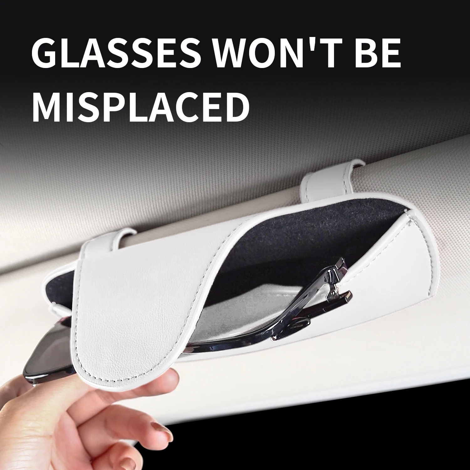 

The buckle type car glasses clip installed on the car sun visor is suitable for JETOUR DASHING X70PLUS X90PLUS T2 T1 X50