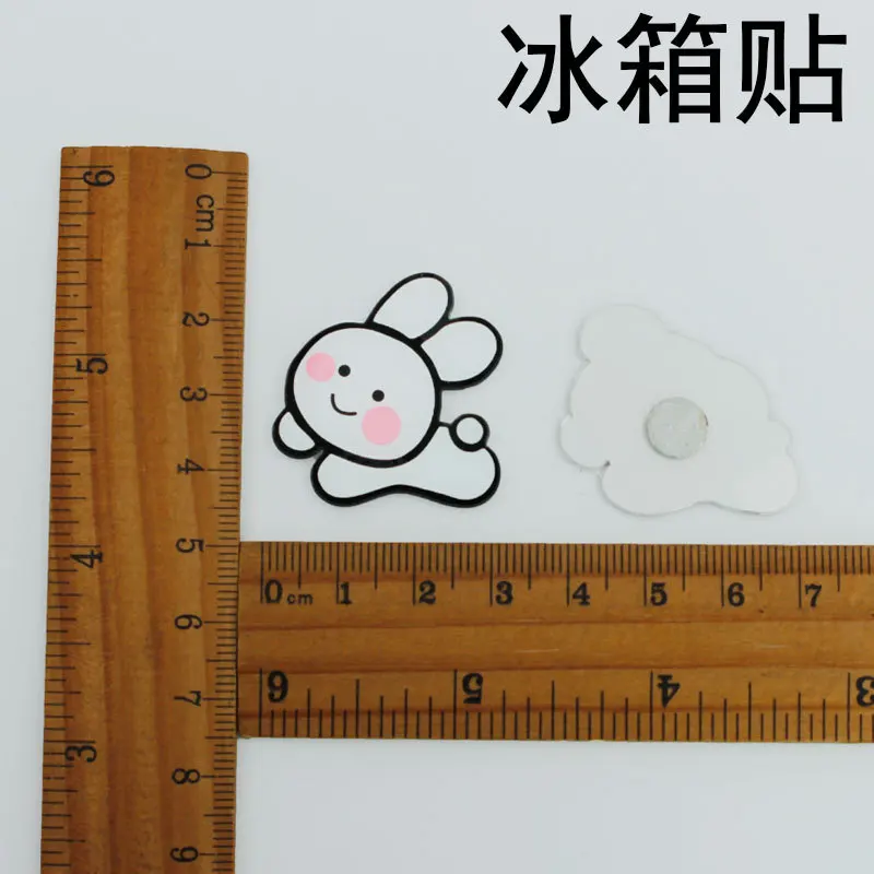 50Pcs/Lot Cartoon Acrylic Drawing Board Mini Refrigerator Home Decoration Sticker Magnets Fridge Souvenir Whiteboard Magnets