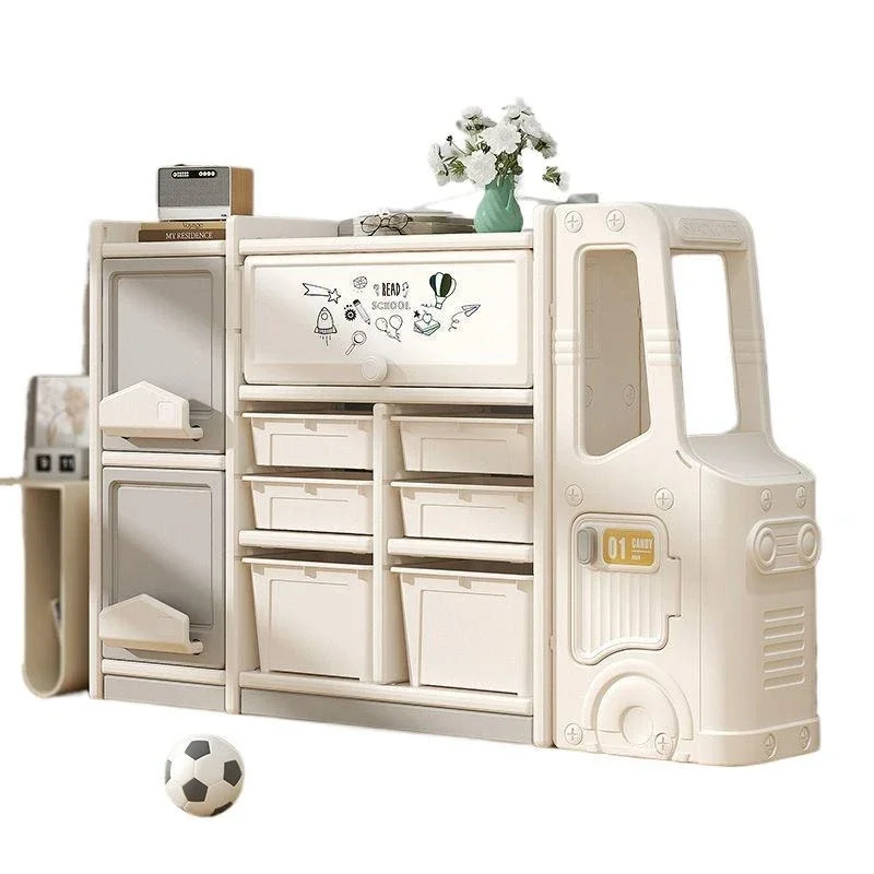 

Multi-layer storage cabinet Children's room shelf Baby multi-functional picture book Toy storage Storage cabinet Drawer type