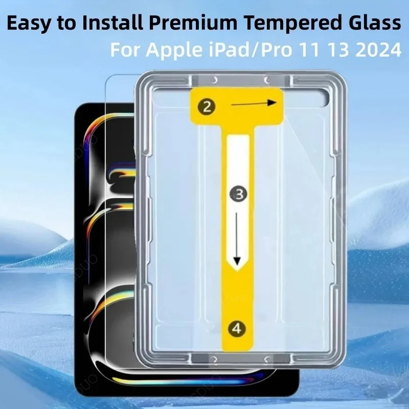 

Newest 2.5D Tempered Glass For iPad Air11 2024 Air6 Pro 13 2024 Pro 11 2024 Air 13 5 4 3Pro 2 1 10th 10.9 10.2 9.7 Mini6 Pro12.9