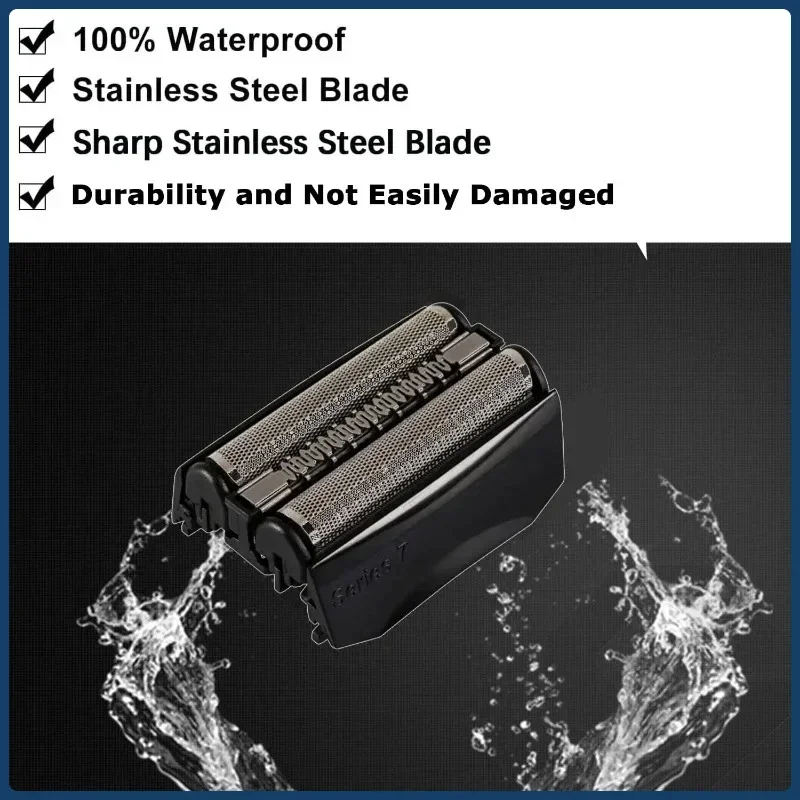 70B Replacement Head for Braun S7 Electric Shaver Compatible with 720 720s-3 720s-4 720s-5 730 790cc-3 790cc-4 790cc-5 795cc-3