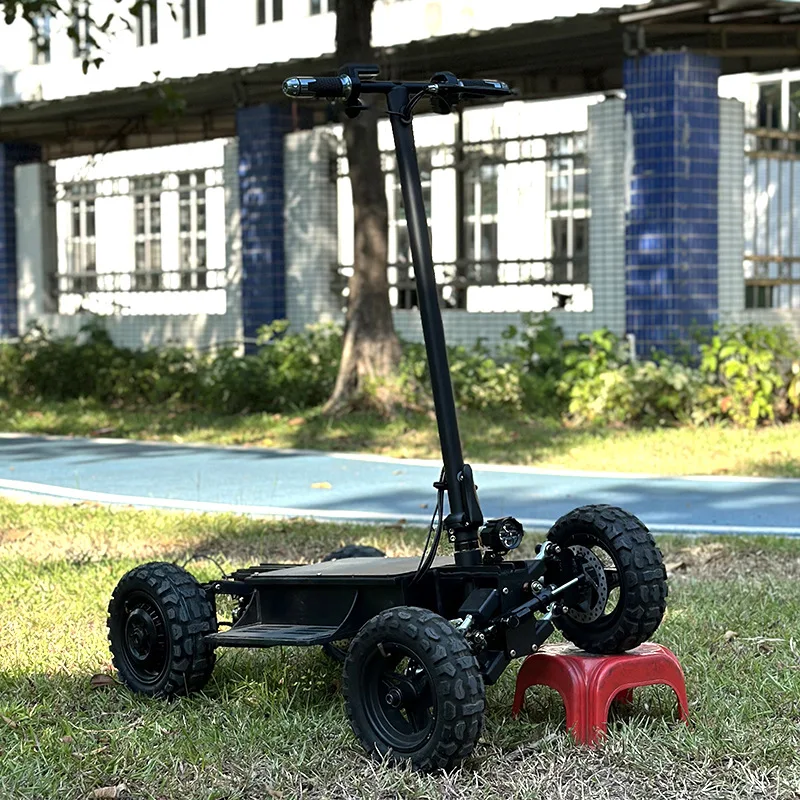 four wheel electric scooter off-road4x4 4wd drive ebike