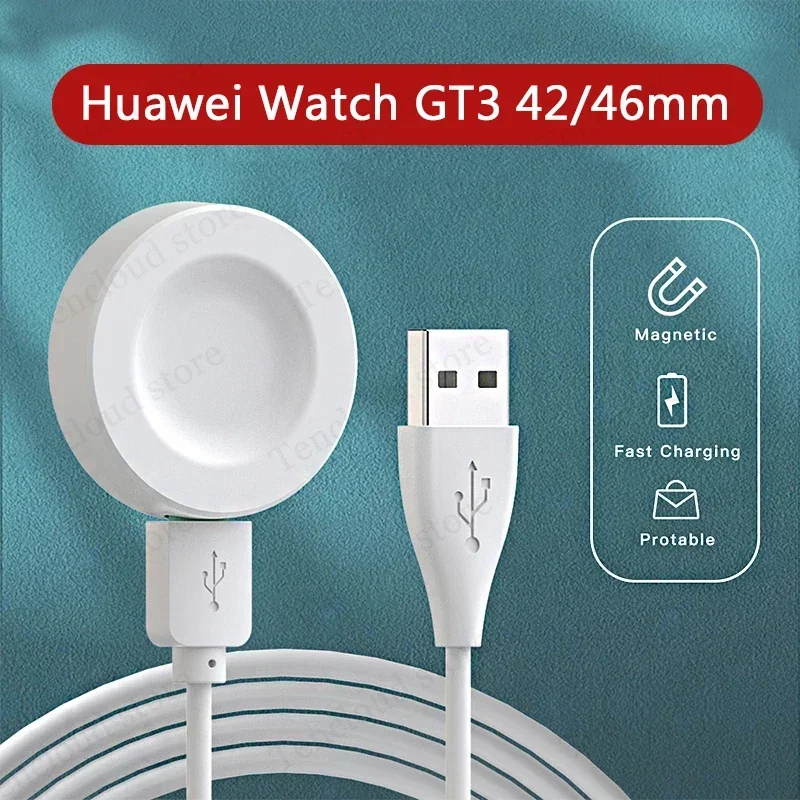 USB Charging Cable For Huawei Watch GT3 4 Pro 42mm 46mm Watch 3 Pro/GT2 Pro/GT Runner GT Cyber Honor Watch 4 Pro Charger