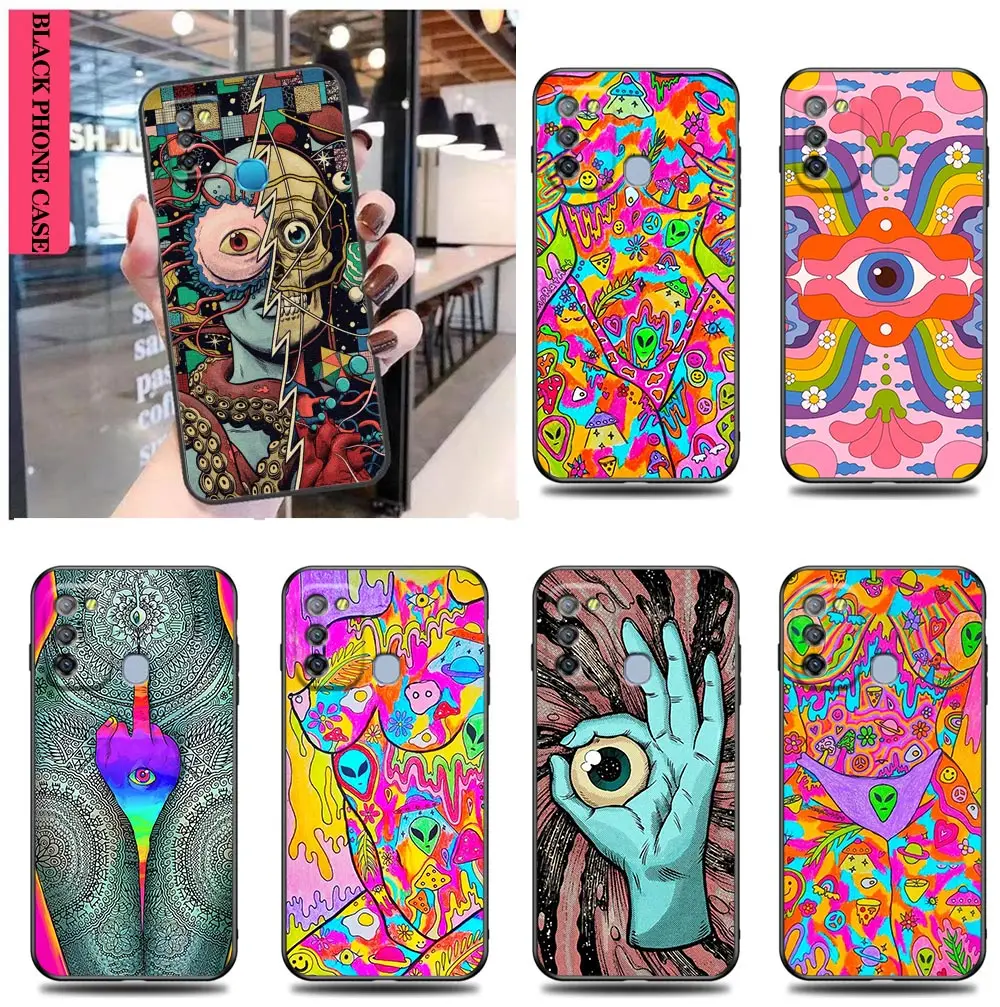 Indie Hippie Art Case For Infinix TECNO CAMON 19 16 ZERO X NEO 20 8 POVA 4 2 NEO2 NOTE 30 12 G96 11 10 8 8I TPU Case Funda Capa