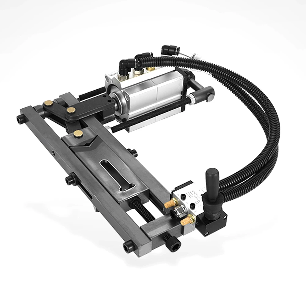 Pneumatic Bench Drill Tapping Fixture, Suitable for Screw Holes Within M20, Secondary Force Amplification Lever Hinge Structure