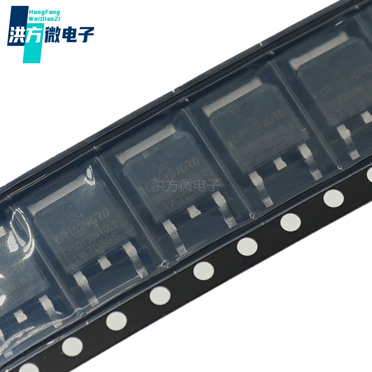 10 قطعة الأصلي CRSD130N10L2 MOSFET 1 N قناة 100V 65A 11mΩ @ 10V ، 50A 101.2W TO-252 CRSD 130N10L2 130N10 CRSD130N10
