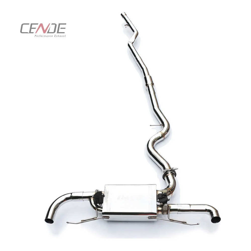 CENDE Exhaust Loud Sound Stainless Valve Catback Exhaust for BMW e90 320 350 exhaust 2009+