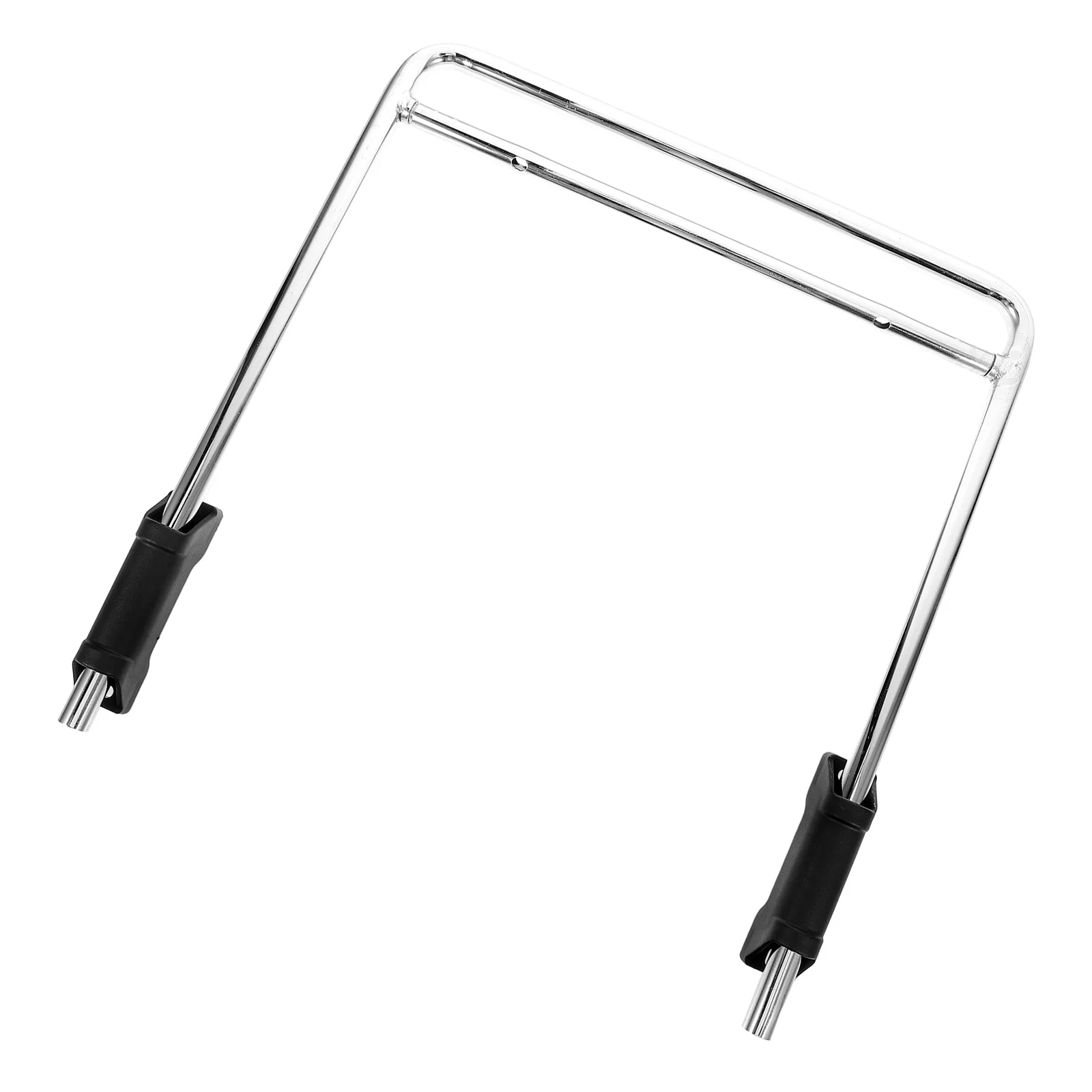 

Adjustable Retractable Office Chair Footrest Replacement Silver Stainless Steel Padded Leg Support Brackets for Home Office
