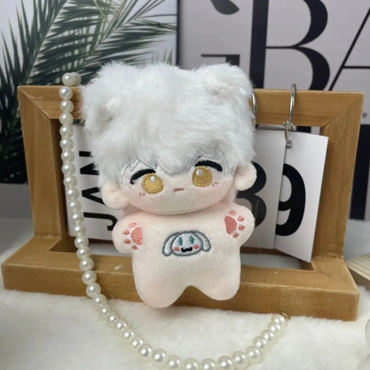 Light and Nightœ Evanœ Cosplay KeyChains Cotton 10cm Naked Baby Felt Pendant Wool Cuteness Cartoon Mignon Anime Lovely Lovelines