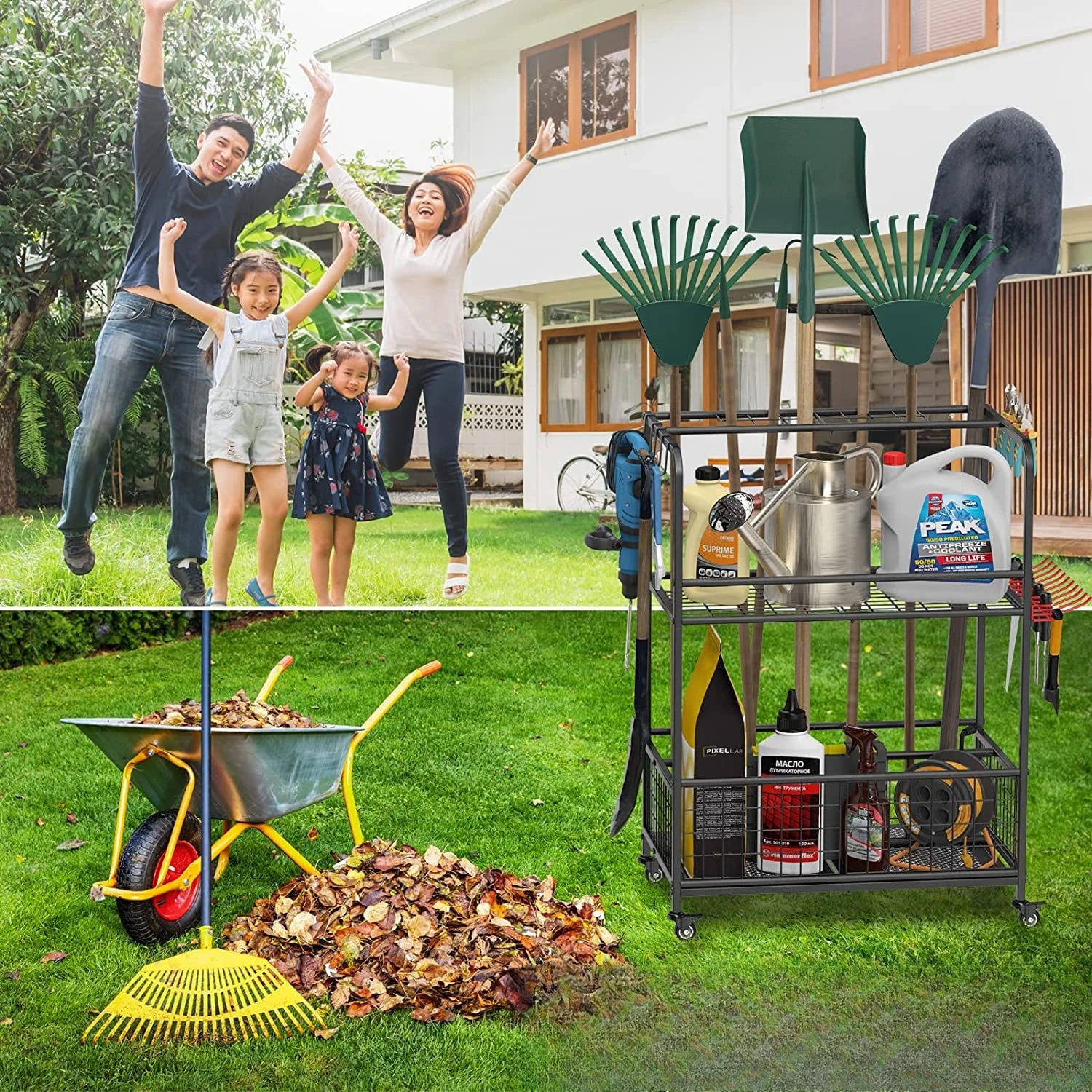 

Garden Tools Storage Garage Garden Tools Agricultural Organizer Storage Household Management