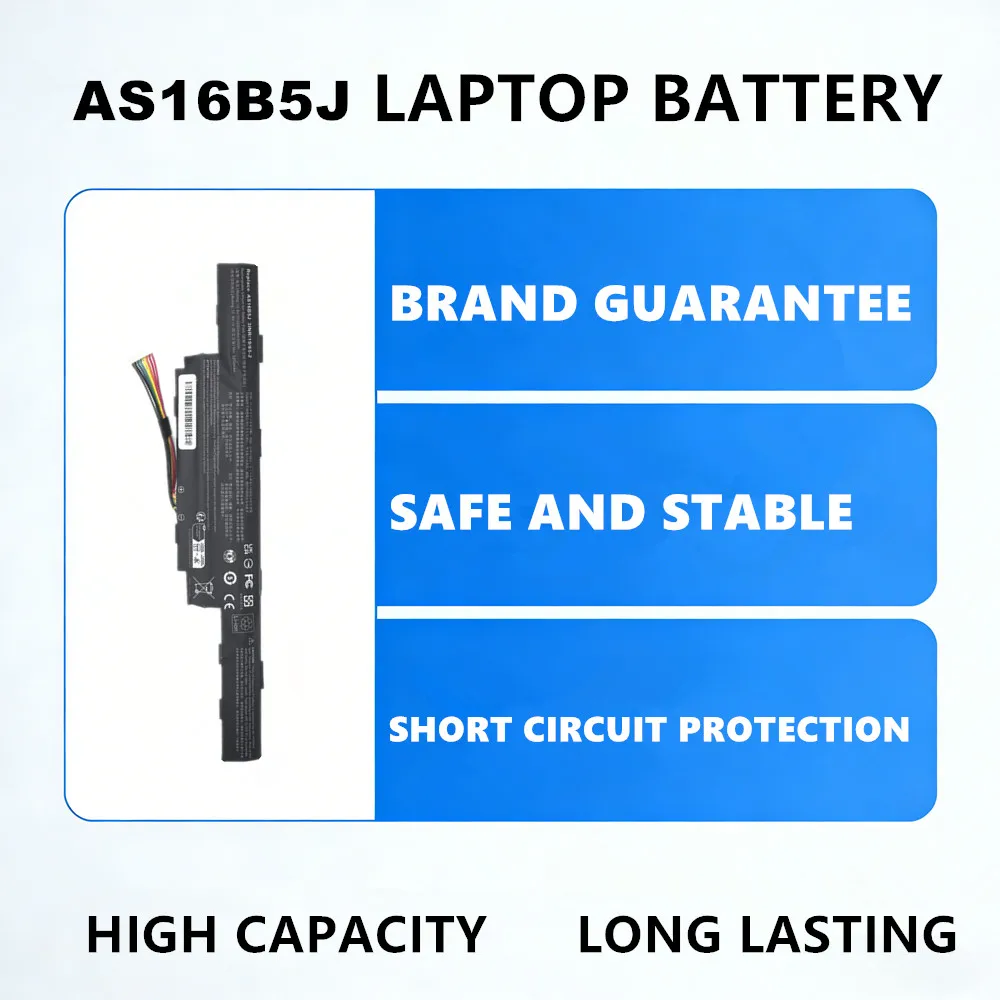 AS16B5J, AS16B8J Laptop Battery For Acer Aspire E 15 E5-575G  F5-573G F5-771G