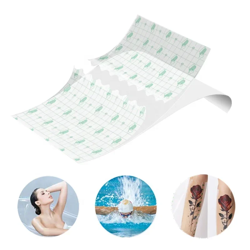 

5PCS Tattoo Repair Stickers Waterproof Tattoo Care PU Film Protective Film Tattoos Protection for Body Painting Supplies