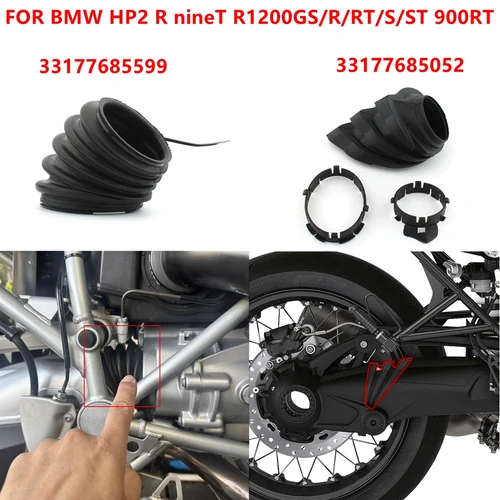 Cubierta antipolvo para transmisión de eje de motocicleta, antes y para BMW HP2 Megamoto R nineT Scrambler R1200GS Adventure R RT S ST R900RT SF