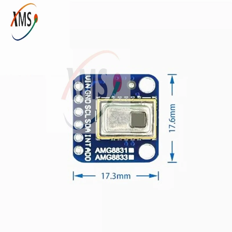 1pcs AMG8833 IR 8x8 Thermal Imager Array Temperature Sensor Module For Raspberry Pi