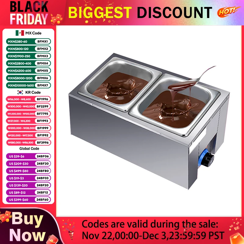 Chocolate Fountain Home Appliance 2 Lattice Electric Chocolate Melting Machine for Chocolate Candy Ranch Nacho Cheese 220V