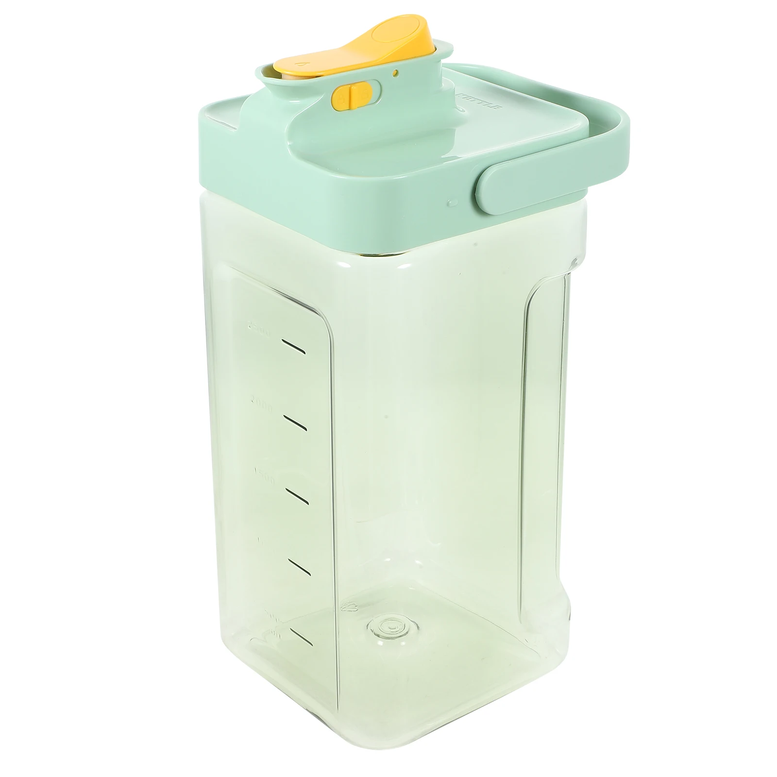 

Cold Water Pitcher Faucet Light Green Large Capacity Fridge Beverage Dispenser Juices Container Plastic Drink Jug Tea Milk
