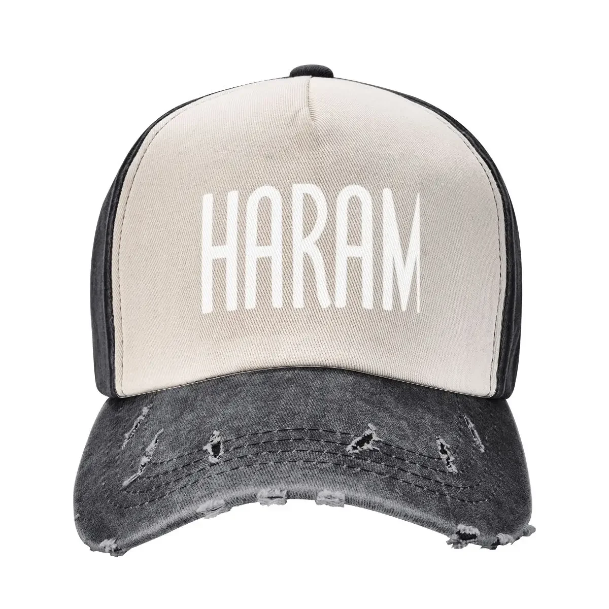 HARAM textCap Baseball Cap Visor hiking hat |-F-| custom Hat Caps Male Women's