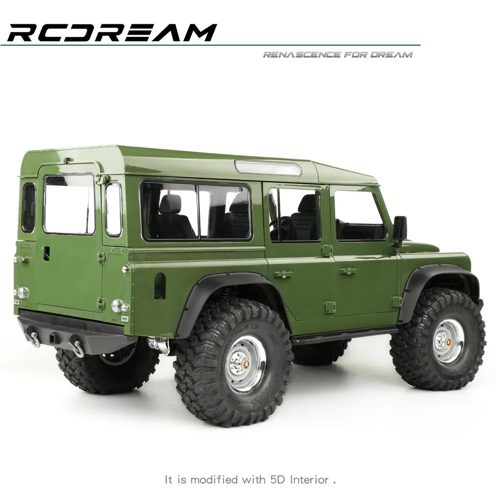 RCDream Wild-Defender RD110 Hard Body 5Door Station Wagon 313mm /Openable 4-Door/Interior/Fender/Cage For TRX4 313mm Upgrade