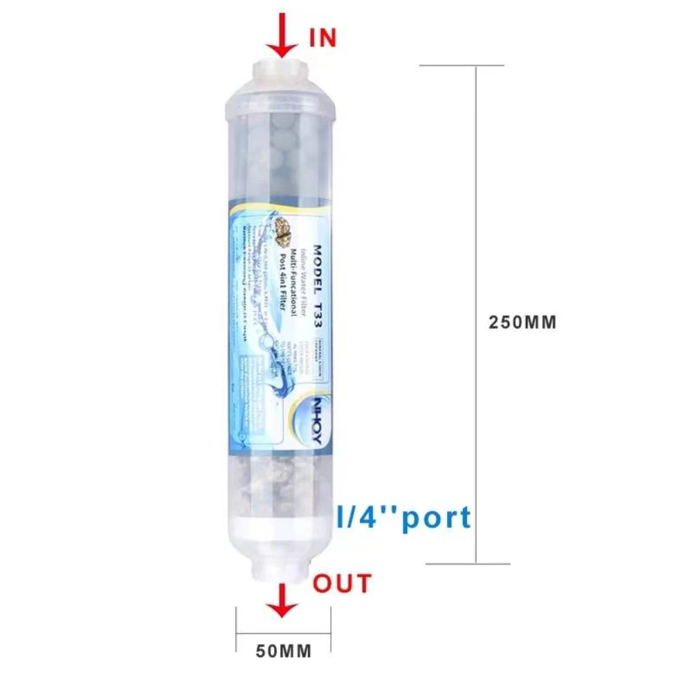10-calowy wkład filtra do wody alkalicznej zwiększa równowagę PH i przywracę minerałów w systemie RO Klucz do wody pitnej dla zdrowej