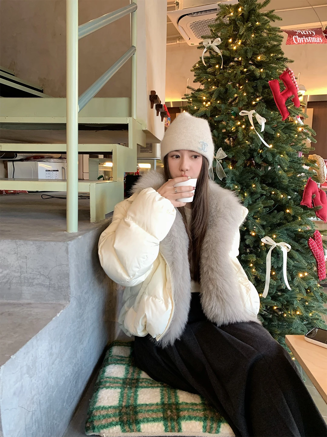 

DAZAIGE Detachable Real Fur Collar ort down Jaet 90 New National Stand White Du down Thi Warm Casual Sle