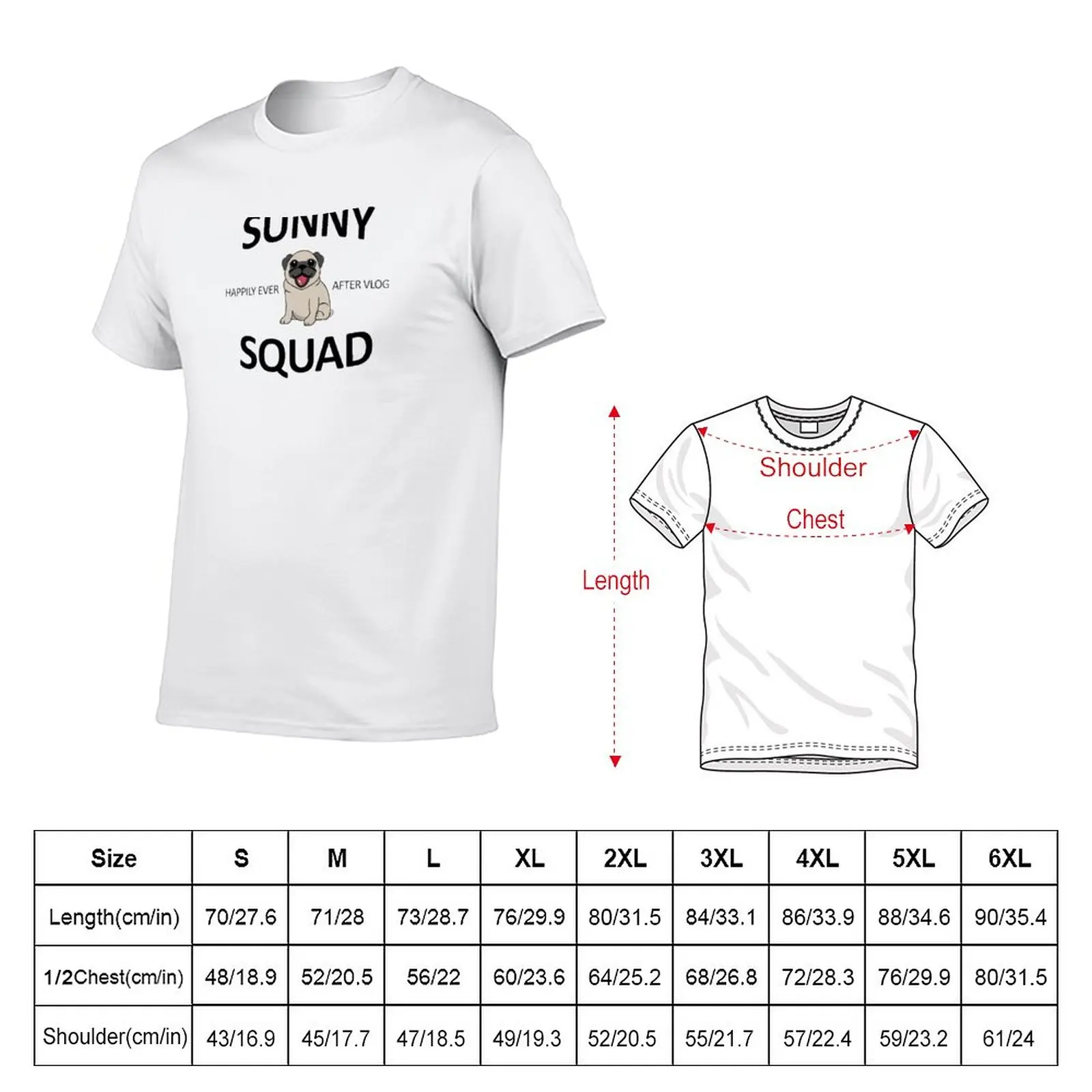 New Sunny Squad T-Shirt sweat shirt man clothes korean fashion sweat shirts mens vintage t shirts