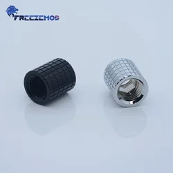 FREEZEMOD copper female to female 20mm thread extender G1/4'' compute pc water cooler fitting inner Hexagonal fixed. BYCZT-C20