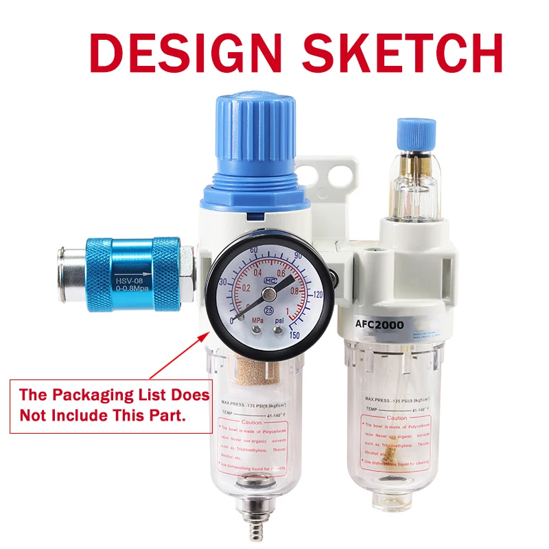 HSV-06 HSV-08 HSV-10 HSV-15 Pneumatic Hand Slide Valve Flow Control Manual Switch G1/8 1/4 3/8 1/2 BSPT Thread