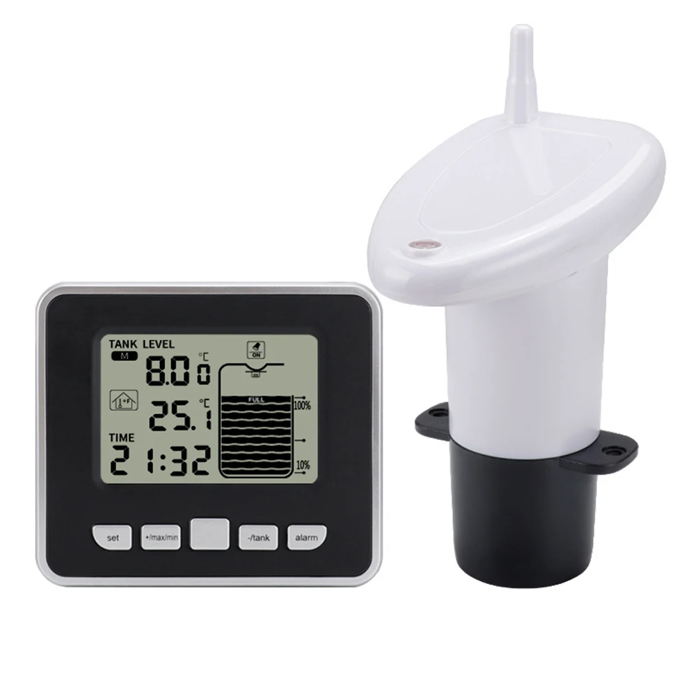 

Reliable Water Tank Level Gauge with Indoor Temperature Sensing Capability Effortless Monitoring of Tank and Room Conditions