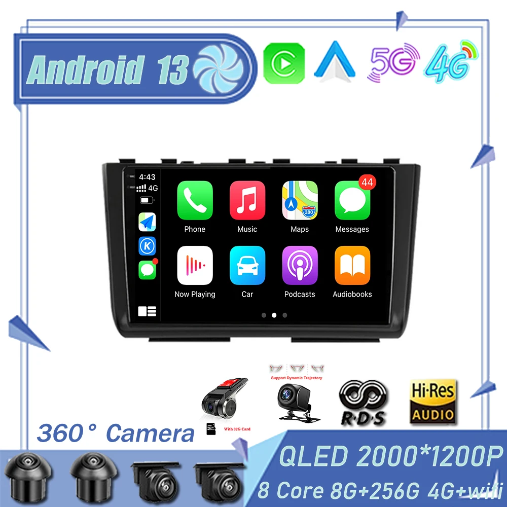 

For Hyundai Creta 2 IX25 2020 2021 10.1" Android 13 Car Radio Navigation GPS Multimedia Player Carplay Auto Audio 4G 5GWIFI